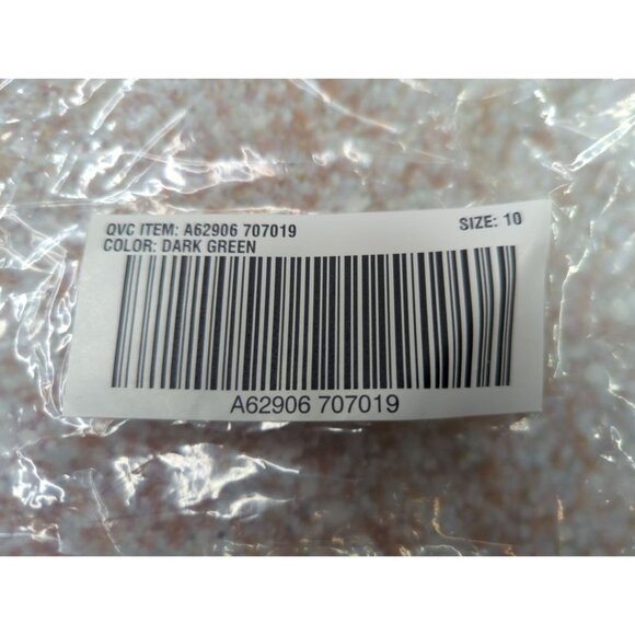 Vintage Denim & Co Size 10 QVC 29" Waist 5 Pocket Dark Olive Green Pants - Picture 8 of 8